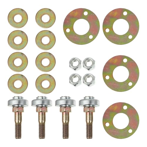4 piezas de conexión for muebles, herrajes, rodamientos for mecedoras, piezas de conexión, herrajes, tornillos(5.20X2.00X2.00CM)