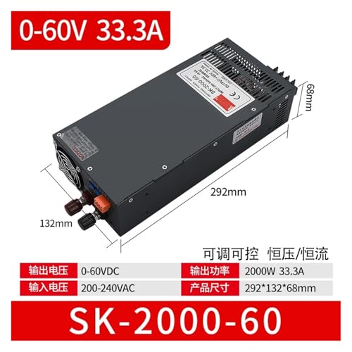 Alimentation à découpage 48V DC réglable pour réguler la tension