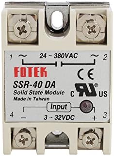 Miniatura 9 de Estink REX-C100 Controlador digital de temperatura con relé de estado sólido de 40 A, termopar K, AC100-240V
