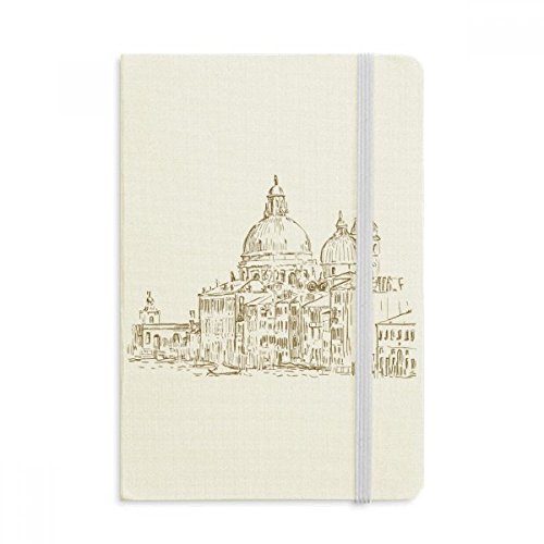 Notebook Russie Maison Landmark Sketch carnet A5 écriture paysage journal intime tissu
