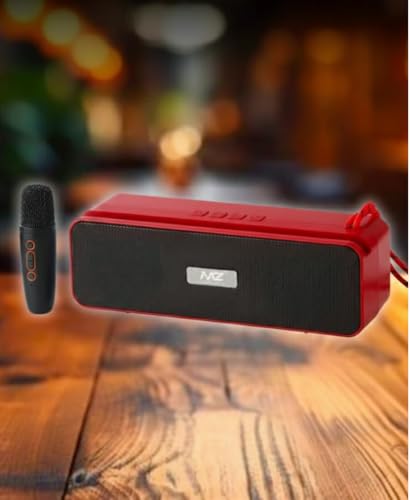 Image of PerfX Trending Wireless Karaoke Speaker with Mic,10W Output,TWS & Type C Fast Charging 8 W Bluetooth Speaker