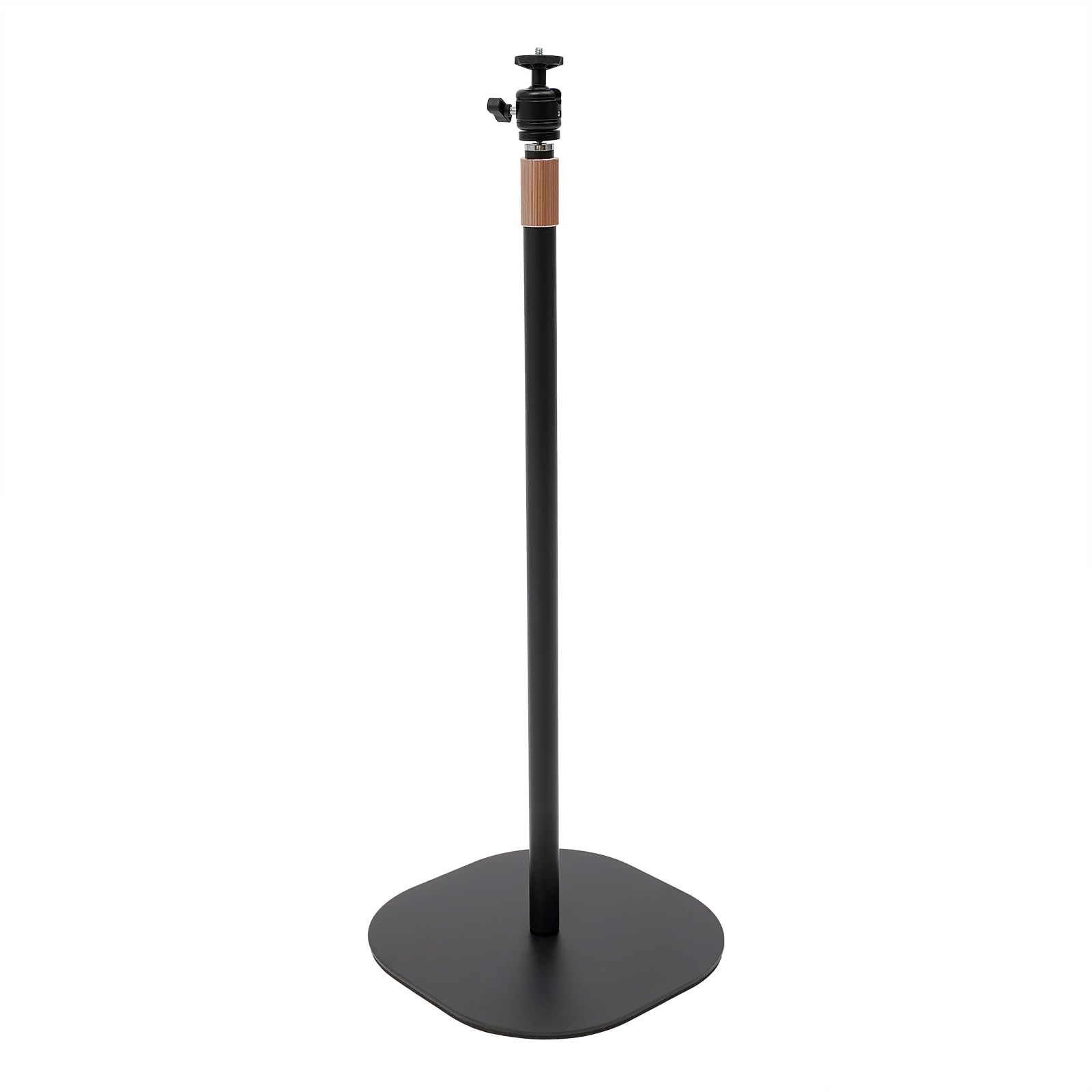 CzyuRachel Soporte De Suelo Para Proyector – Altura Regulable 65-120cm, Base Cuadrada De 27cm, Tornillo 1/4", Carga Máx. 3kg, Acero Al Carbono, Para Salón, Oficina O Balcón