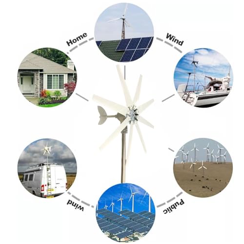 Éolienne 2000W contre les coupures d'électricité domestiques en 48V - 8