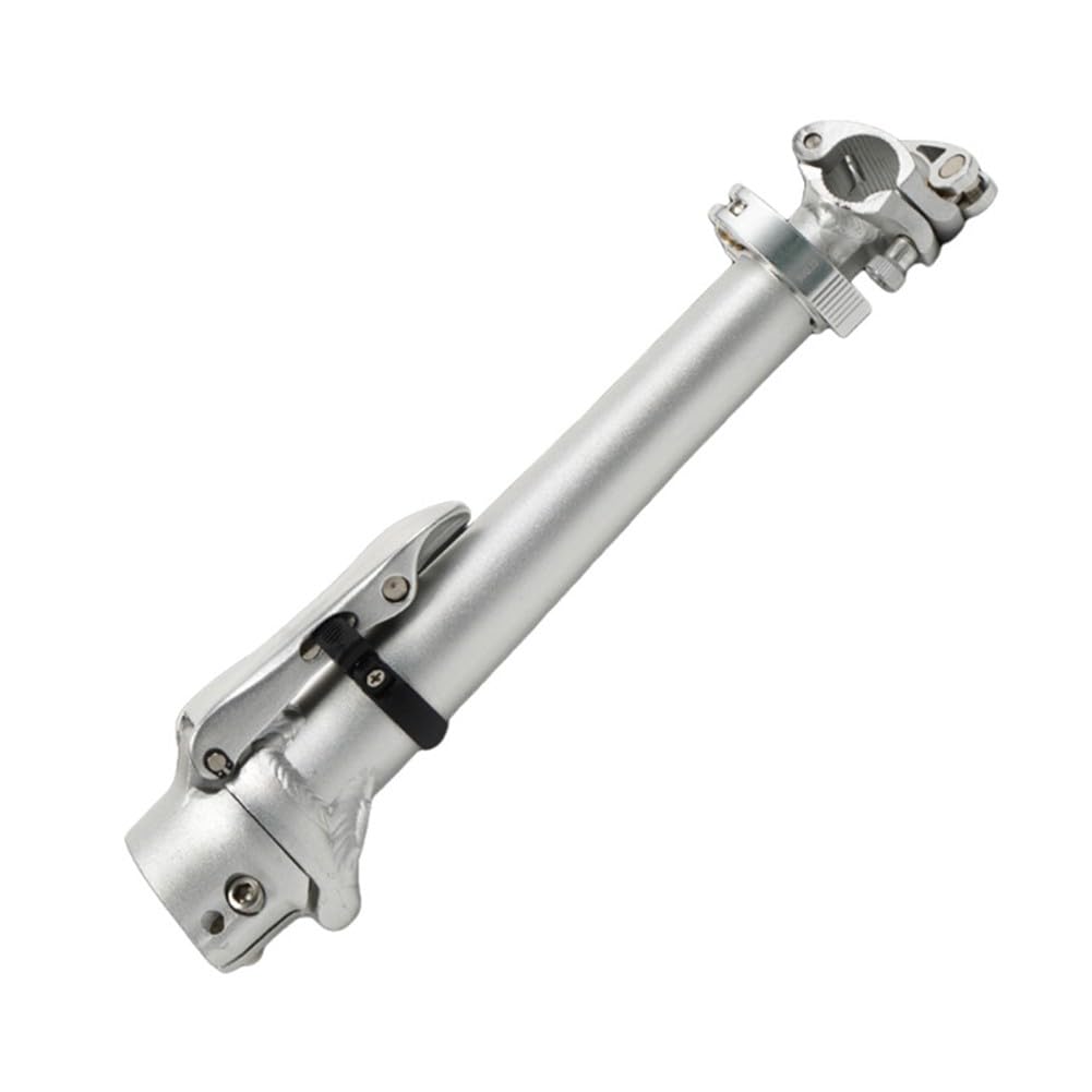 Regolabile Pieghevole per Manubrio Della Bicicletta Riser 28.6mm Bici Elettriche, Lega di Alluminio Attacco Anteriore con Regolazione Altezza, 270mm, Nero