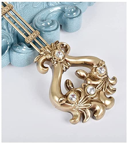 XXXXW Large Decorative Wall Clock - Nordic Creative Simplicity Art for Living Room, Bedroom, Kitchen, Office Decor - Vintage Style (Color: D)