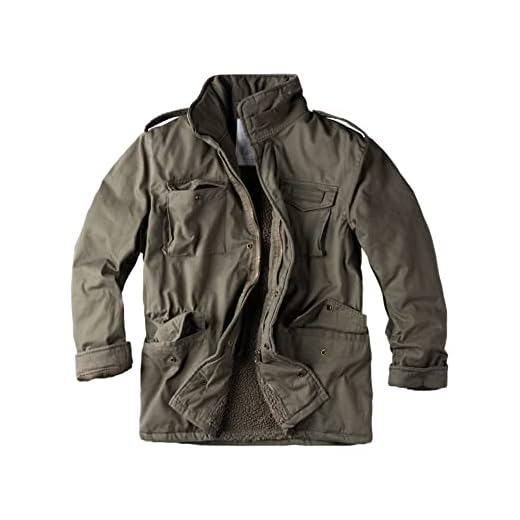 Surplus Raw Vintage Paratrooper Jacke, oliv, L
