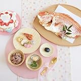 花むすび・えん お食い初めセット はれももか 鯛 (国産最高級ブランド真鯛) 料理 赤飯 蛤のお吸い物 歯固めの石 ケーキ 冷凍 (グラン（2人分）)