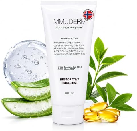 Immuderm Beta Glucan Serum - Daily Moisturizer for Dry Skin - 6 fl oz