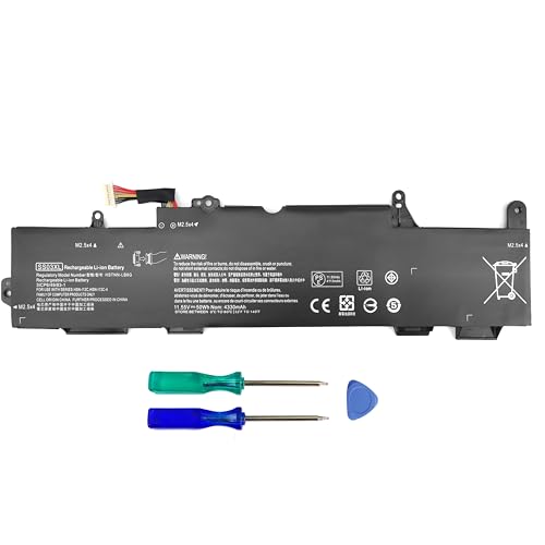 ESTENGPRO SS03XL 933321-855 Laptop Battery Replacement for HP EliteBook 840 730 735 740 745 830 846 G5, 735 745 830 840 G6 ZBook 14U G5 G6 HSN-I13C-4 HSN-112C HSTNN-LB8G Computer Notebook Battery.