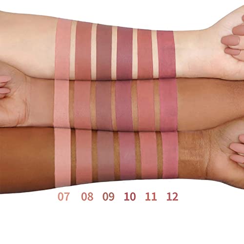 Bonnie Choice 6Pcs Nude Lipstick Set, Matte Liquid Lipstick Set Long-Lasting Wear Non-Stick Cup Not Fade Waterproof Lip Gloss Set For Women (Set B) #TOP2