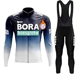 Fenovel Thermo Fahrradbekleidung Herren Set Rennrad Radtrikot Langarm...