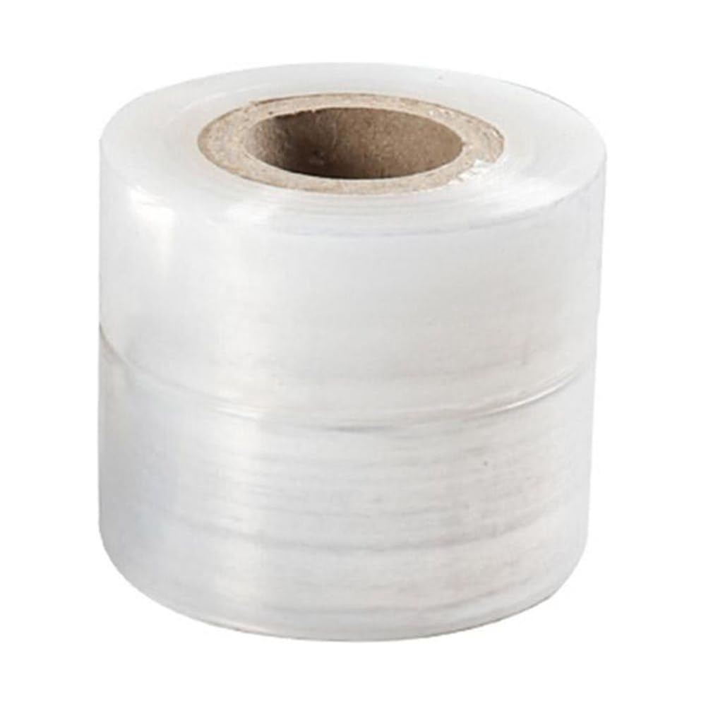 RPLUS STORES Packing Wrap Roll, Transparent Stretchable Roll, 3 inch (7.62 cm) x 200 Meters, Compostable Material ideal for Packing, Grafting Nursery Garden, Plant Repair Tapes and Multipurpose use,