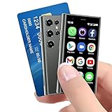 S23Pro 3G Mini Smartphone 3.0 Inch WiFi GPS China Mobile RAM 2GB ROM 16GB Quad Core MTK6580 Android 8.1 Cell Phones Slim Body HD Camera Dual Sim Cute Palm Smartphone (Green)