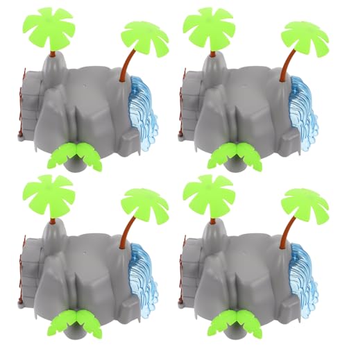 BESTonZON 4個火車橋?線路パーツ 安定サポート 耐久性電車線路用拡張ブリッジ の創造力促進と対応