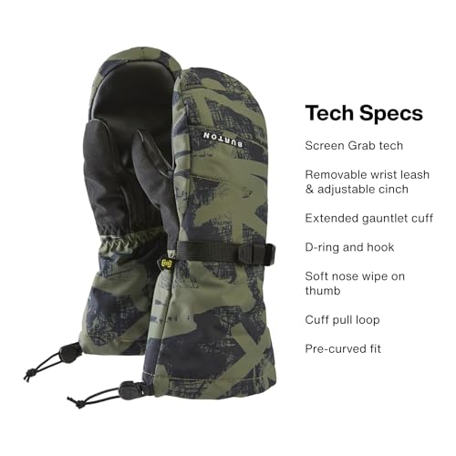 Image of Burton Kids' Gore-TEX Insulated Mittens - Waterproof Winter Snowboard Mittens for Boys & Girls