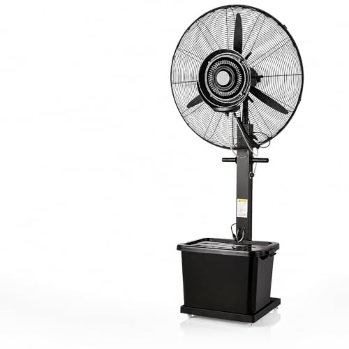 26 Inch Industrial Misting Fan with 42L Water Tank