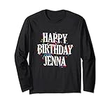 happy birthday jenna first name girls colorful bday maglia a manica