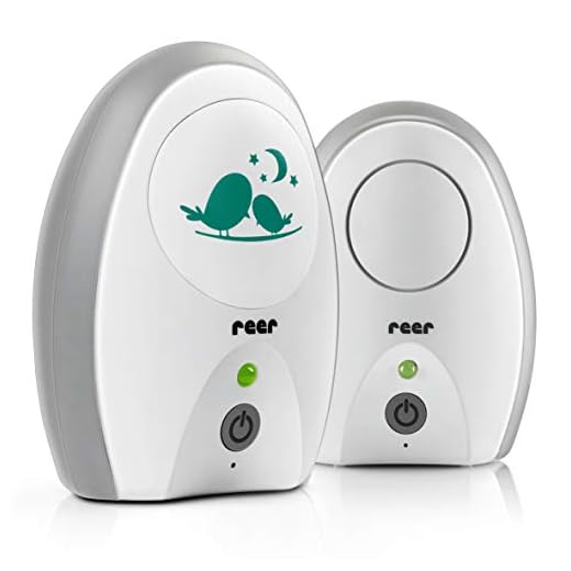 Reer Néo Digital Babyphone 100% Anti - Interférence à Faible Rayonnement Portée 250 m 1 Unité 50040