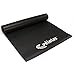 Velotas High Density Personal Fitness Equipment Mats, Protective Flooring Underneath Treadmills, Stationary Bikes and Weight Bench, Multiple Sizes, Black, 3' x 7' EM374-BK