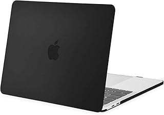 MOSISO Compatible with MacBook Pro 13 inch Case 2023, 2022, 2021, 2020-2016 M2 M1 A2338 A2251 A2289 A2159 A1989 A1708 A1706 with/Without Touch Bar, Plastic Hard Shell Case Cover, Matte Black