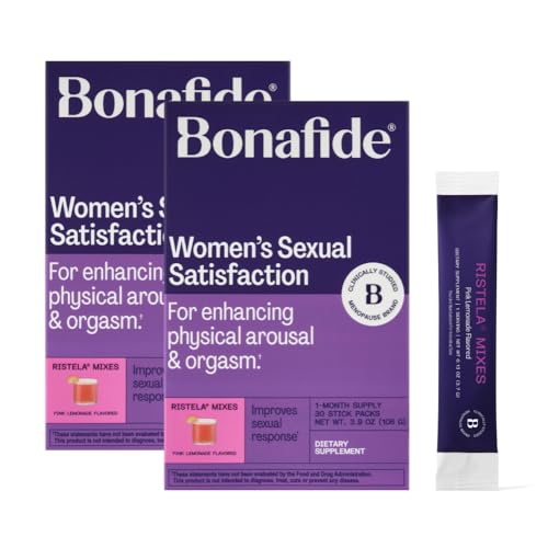 Intimacy Support Supplement for Women Bonafide Ristela Mixes Hormone-Free Clinically Studied Helps Increase Arousal & Sexual Function 2-Month Supply
