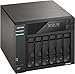 Asustor Lockerstor 6 Gen2 AS6706T - 6 Bay NAS, Quad-Core 2.0 GHz CPU, 4X M.2 NVMe Slots, Dual 2.5GbE, Upgradable to 10GbE, 8GB DDR4 RAM, Content Creation Network Attached Storage (Diskless) - The No-C