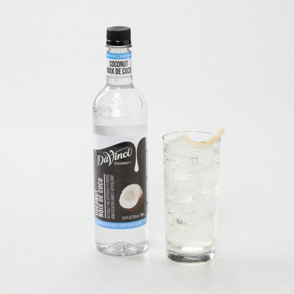 Image of DaVinci Gourmet Sugar-Free Coconut Syrup, 25.4 Fluid Ounces (Pack of 4)