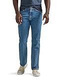 Lee Men's Legendary Regular Straight Jean, Pepper Stone, 36W x 29L