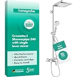 hansgrohe – hansgrohe Crometta E - Duschsystem mit Einhebelmischer, Rege