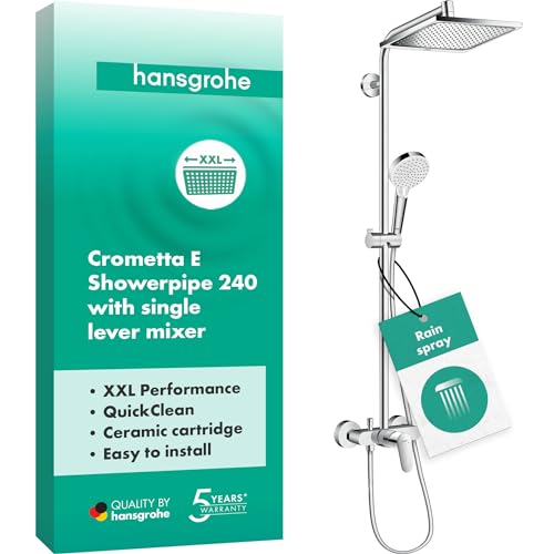 hansgrohe Crometta E - Duschsystem mit Einhebelmischer...