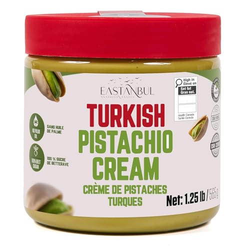 Crème de pistache Eastanbul 565g, beurre de pistache turc, sans huile de palme