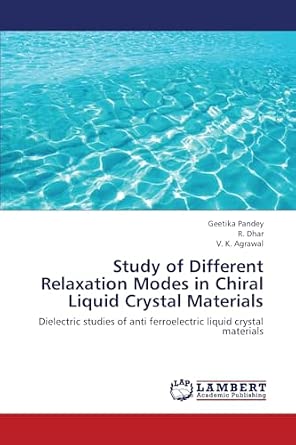 Study of Different Relaxation Modes in Chiral Liquid Crystal Materials ...