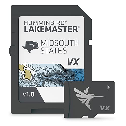 Humminbird LakeMaster Midsouth V1 carte GPS hydrographique pour sondeur