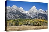 ART.COM Stretched Canvas Print Grand Teton National Park, Wyoming by Carol Highsmith, 24" x 16"