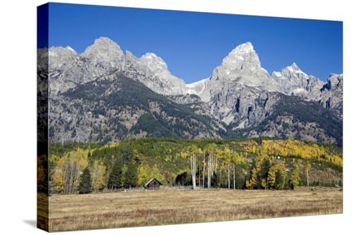 ART.COM Stretched Canvas Print Grand Teton National Park, Wyoming by Carol Highsmith, 24" x 16"