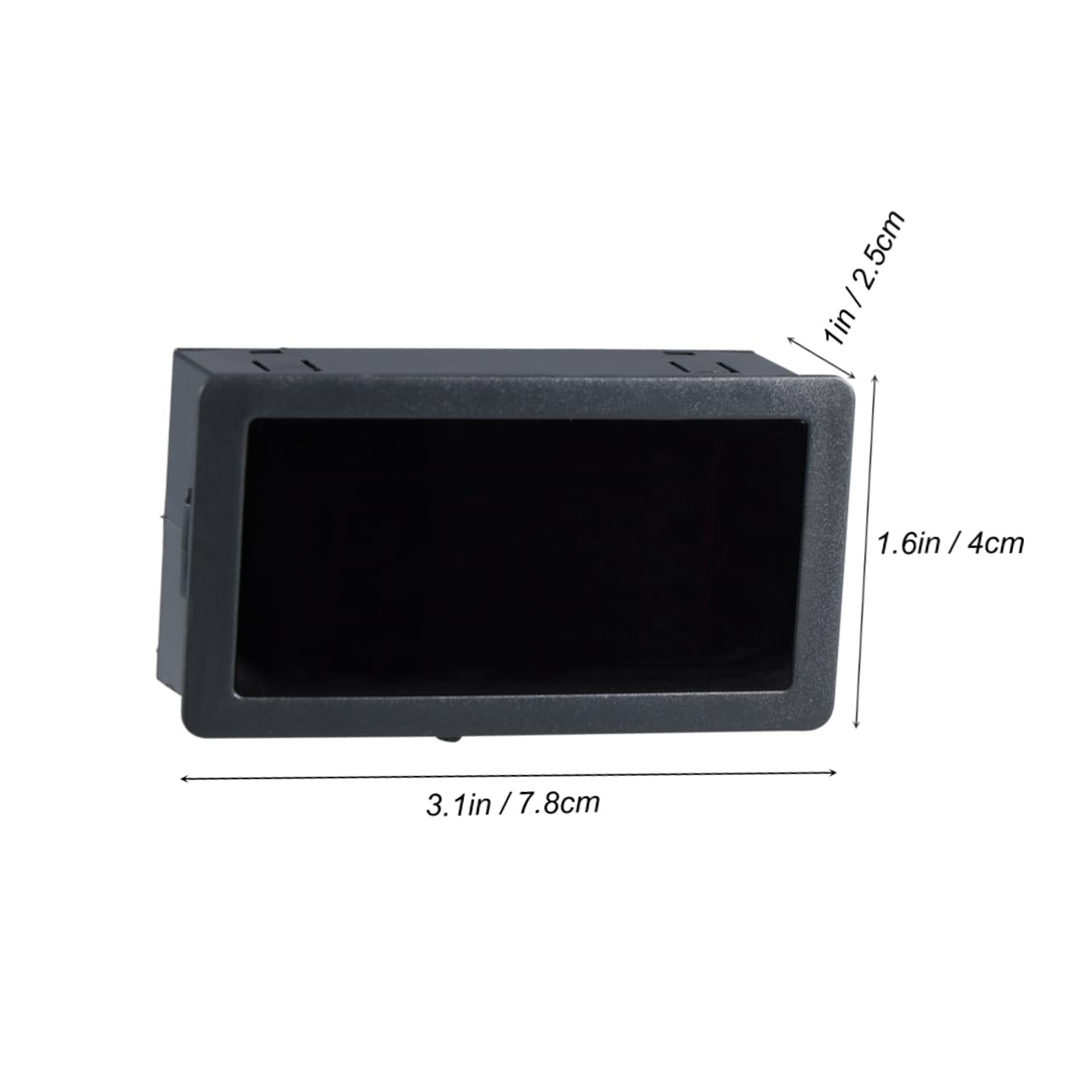 Tacómetro Digital LED Negro Luz Indicadora de Encendido y Carcasa de Plástico Fácil de Instalar para Medición Precisa de Velocidad