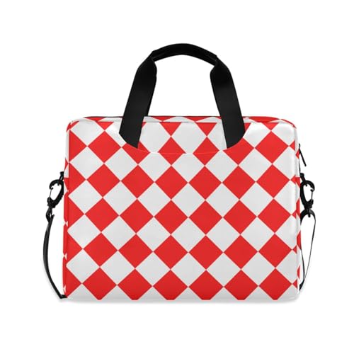 Maletín para portátil 15.6 pulgadas rojo y blanco miniatura 1
