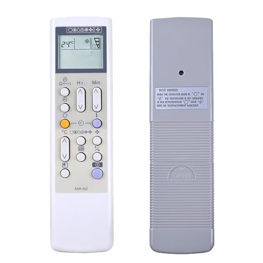 GOUYESHO Mando a Distancia de Repuesto RAR-35Z Adecuado para acondicionador de Aire Hitachi Compatible con RAR-21Z RAR-22Z RAR-24Z