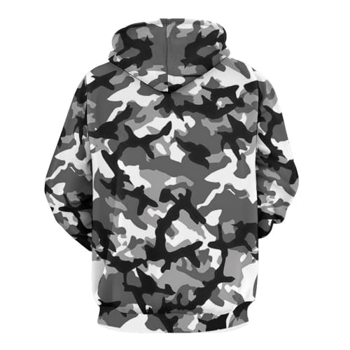 Men's Camo Print Graphic Hoodie Casual Sports Pullover Autumn Winter Streetwear2