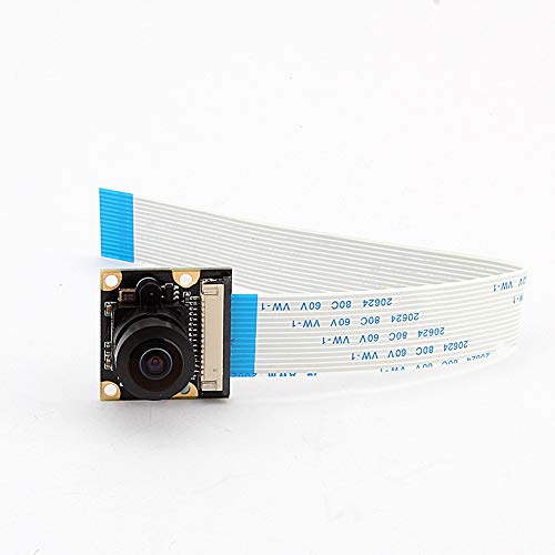 Ejoyous - Módulo de cámara para Raspberry Pi (160°, visión nocturna, sensor de 5 MP con objetivo gran angular para Raspberry Pi 3 b+/2/3)