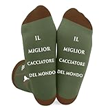 Ardusnpe Regali per Cacciatori Cacciatore Calzini Accessori da Caccia Regali Festa del Papà Compleanno Motivazionale Laurea Regali Pasqua Calendario Avvento San Valentino Uomo per Cacciatore