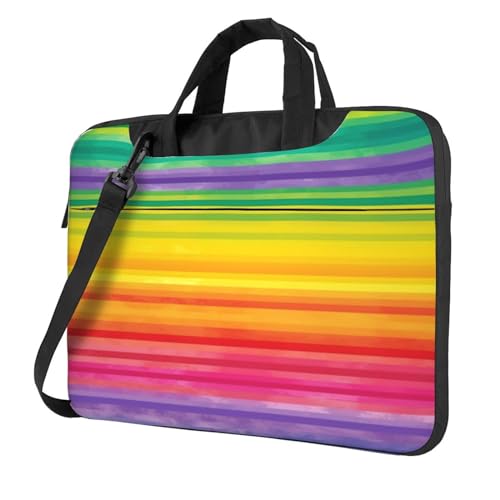 Sac ordinateur portable arc-en-ciel pour homme et femme