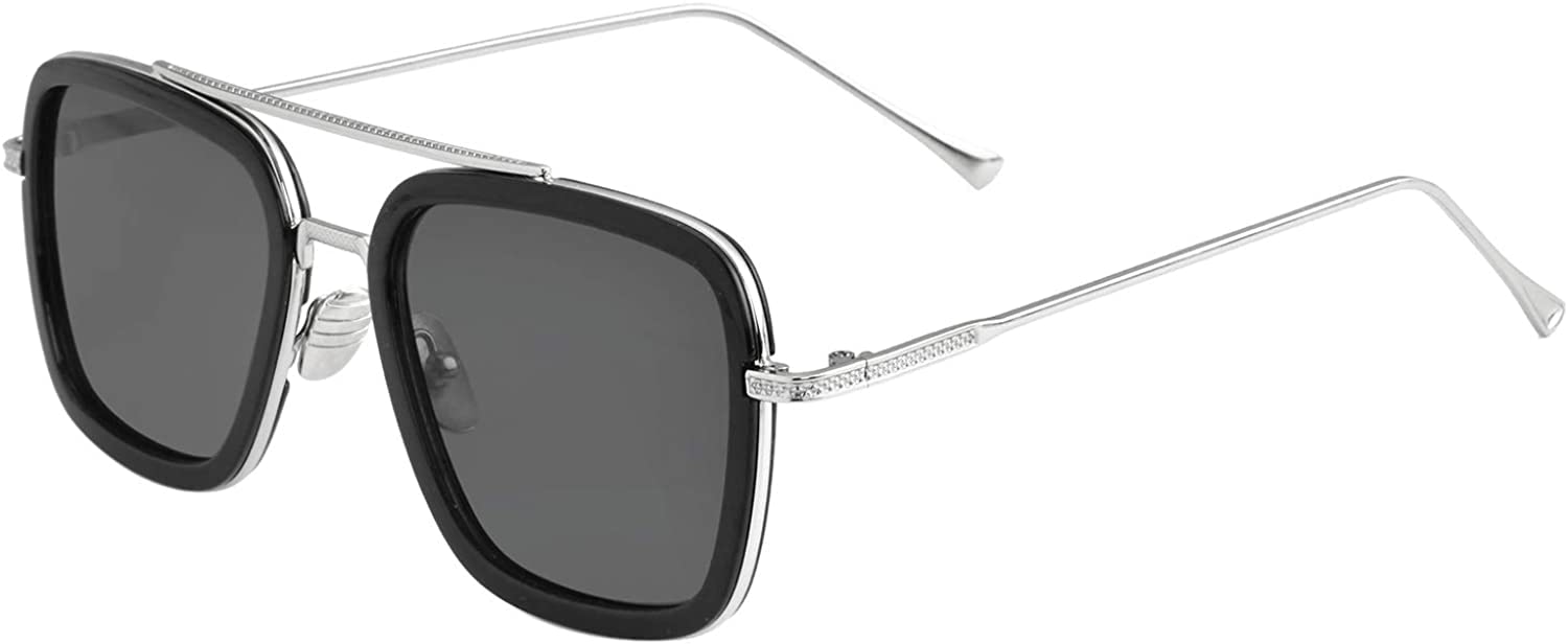Retro 70s Pilot Sunglasses Tony Sunglasses Trendy Women Square Sun Glasses-image-47