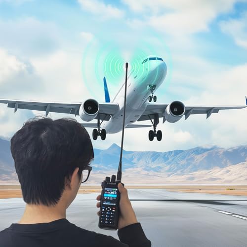 Radtel Aviation Antenna 108-136Mhz, 14.96 Zoll Walkie Talkie SMA-Female Air Band Antenne Kompatibel mit Baofeng 5RM Radtel RT-890 RT-470X A36 Plus Quansheng UV-K5 K6 TD-H8 und mehr