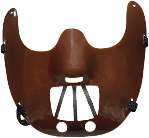 Cannibal Hannibal Plastic Restraint Costume Muzzle Mask w/Elastic Strap