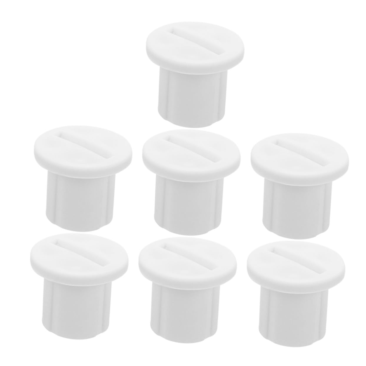Vis de remplacement en plastique blanc résistantes pour échelle de toilette 7pcs