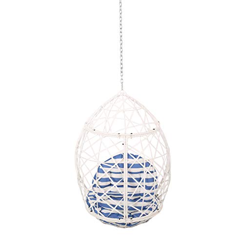 Christopher Knight Home Hammock/Swing, White + Blue - Image 3
