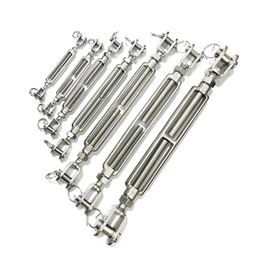 Turnbuckle 2Pcs 304 Stainless Steel Jaw and Jaw Turnbuckles miniatura 4