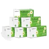 Softouch Face Tissue Paper 100 Pulls Pack of 6 Total 600 Pulls