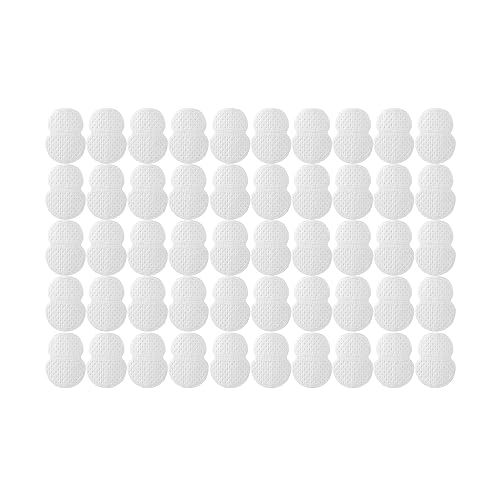 menolana 50 peças Almofadas de suor nas axilas brancas Descartáveis Almofadas de suor nas axilas de